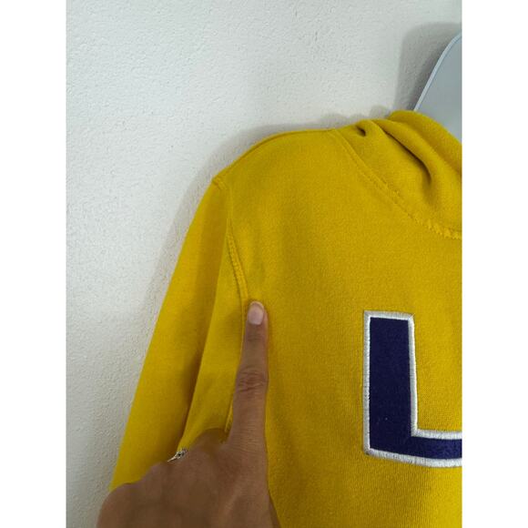 Colosseum LSU Tigers Gold & Purple Hoodie Sweatshirt XL - Picture 3 of 7